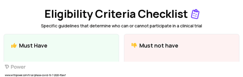 Capillary Collection & Testing Clinical Trial Eligibility Overview. Trial Name: NCT04597047 — N/A