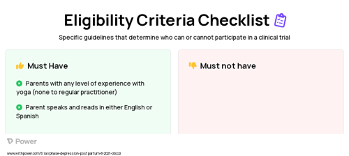 Yoga Clinical Trial Eligibility Overview. Trial Name: NCT05322161 — N/A