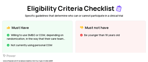 CGM Clinical Trial Eligibility Overview. Trial Name: NCT05222815 — N/A