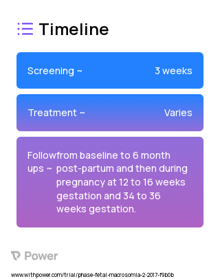 Lifestyle Intervention 2023 Treatment Timeline for Medical Study. Trial Name: NCT03146156 — N/A