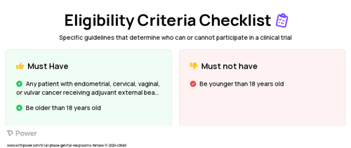 Quality-of-Life Assessment Clinical Trial Eligibility Overview. Trial Name: NCT04269837 — N/A