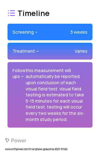 EyeSimplify web-browser-based visual field test 2023 Treatment Timeline for Medical Study. Trial Name: NCT05690152 — N/A