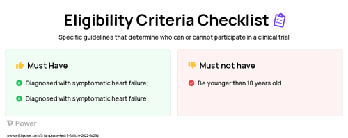 Cardiac Contractility Modulation Therapy via OPTIMIZER™ Smart Mini System (Cardiac Contractility Modulation) Clinical Trial Eligibility Overview. Trial Name: NCT05064709 — N/A