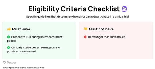 HCV Screening (Virus Therapy) Clinical Trial Eligibility Overview. Trial Name: NCT04003454 — N/A