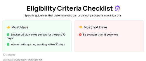 Sense2Quit App (Behavioral Intervention) Clinical Trial Eligibility Overview. Trial Name: NCT05609032 — N/A