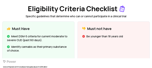 Approach Bias Modification (ABM) (Behavioral Intervention) Clinical Trial Eligibility Overview. Trial Name: NCT03629990 — N/A