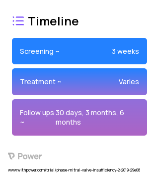 Cardiovalve Transfemoral Mitral Valve System (Prosthetic Valve) 2023 Treatment Timeline for Medical Study. Trial Name: NCT03813524 — N/A