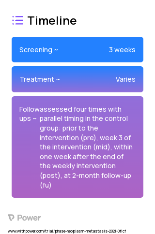 Multi-Modal Palliative Care Intervention (Behavioral Intervention) 2023 Treatment Timeline for Medical Study. Trial Name: NCT04773639 — N/A