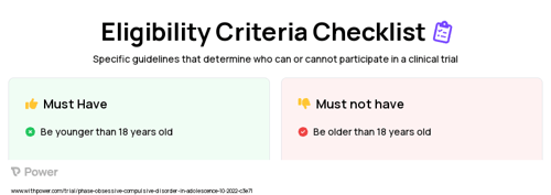 CBT (Behavioral Intervention) Clinical Trial Eligibility Overview. Trial Name: NCT05609916 — N/A