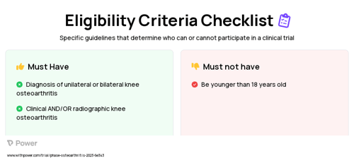 Exercise for Knee Osteoarthritis - (Aquatic Walking) Clinical Trial Eligibility Overview. Trial Name: NCT05844124 — N/A