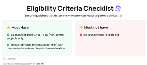 Custom Orthoses (Orthotics) Clinical Trial Eligibility Overview. Trial Name: NCT02629731 — N/A