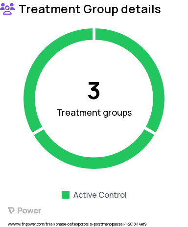 Osteoporosis Research Study Groups: DHEA only, Exercise and DHEA, Exercise and Placebo