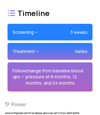 Combined (Step It Up! plus Civic Engagement) 2023 Treatment Timeline for Medical Study. Trial Name: NCT05677906 — Phase 1 & 2