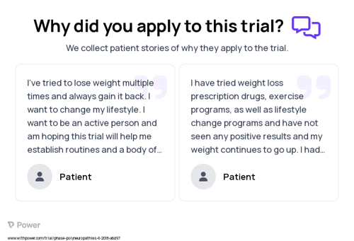 Obesity Patient Testimony for trial: Trial Name: NCT03617185 — N/A