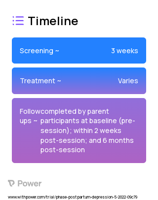 Single-Session Virtual Group Psychoeducational Session about Postpartum Depression 2023 Treatment Timeline for Medical Study. Trial Name: NCT05423093 — N/A