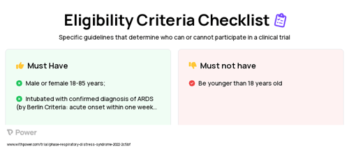 ARDS cohort Clinical Trial Eligibility Overview. Trial Name: NCT05928052 — N/A
