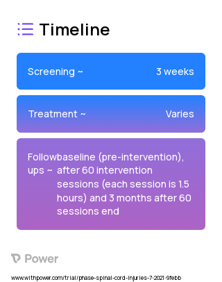 Biostim-5/Neostim transcutaneous spinal stimulator 2023 Treatment Timeline for Medical Study. Trial Name: NCT05091463 — N/A