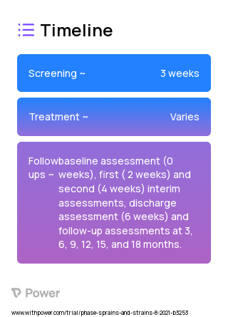 Standard of Care Physical Therapy 2023 Treatment Timeline for Medical Study. Trial Name: NCT04999904 — N/A