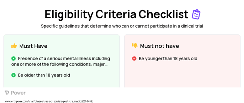 Cognitive Behavioral Therapy For Work Success (CBTw) Clinical Trial Eligibility Overview. Trial Name: NCT04504903 — N/A