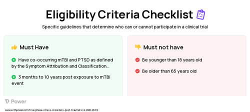 APT (Behavioral Intervention) Clinical Trial Eligibility Overview. Trial Name: NCT03819608 — N/A