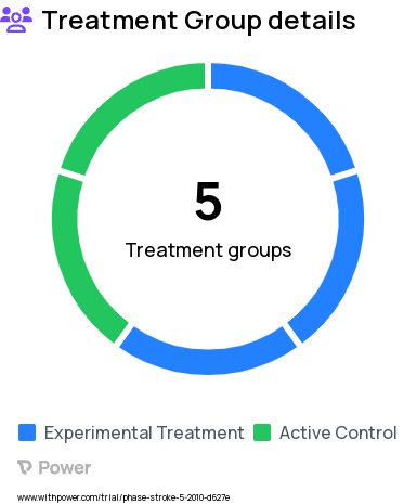 Stroke Research Study Groups: Experimental Group - Immediate BCI Therapy, Experimental Group - RecoveriX, Experimental Group - Delayed BCI Therapy, Control Group 1, Control Group 2