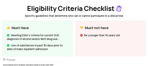 Combined Recovery Program Clinical Trial Eligibility Overview. Trial Name: NCT05054738 — N/A