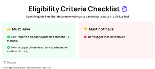 CAN-Stim - Protect CAN-Stim System (Neuromodulation Device) Clinical Trial Eligibility Overview. Trial Name: NCT02577302 — N/A