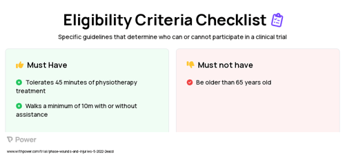 Physiotherapy + Active tDCS Clinical Trial Eligibility Overview. Trial Name: NCT05637957 — N/A