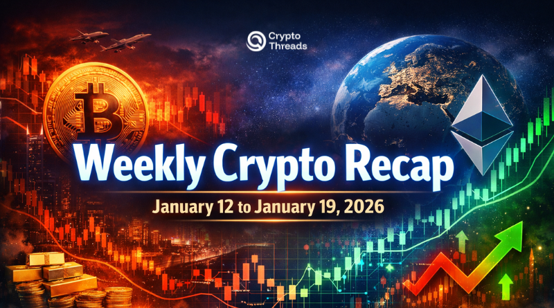 Weekly Crypto Recap: Crypto Pullback on Global Tensions