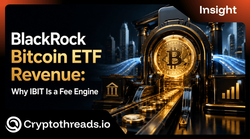 BlackRock Bitcoin ETF Revenue: Why IBIT Is a Fee Engine