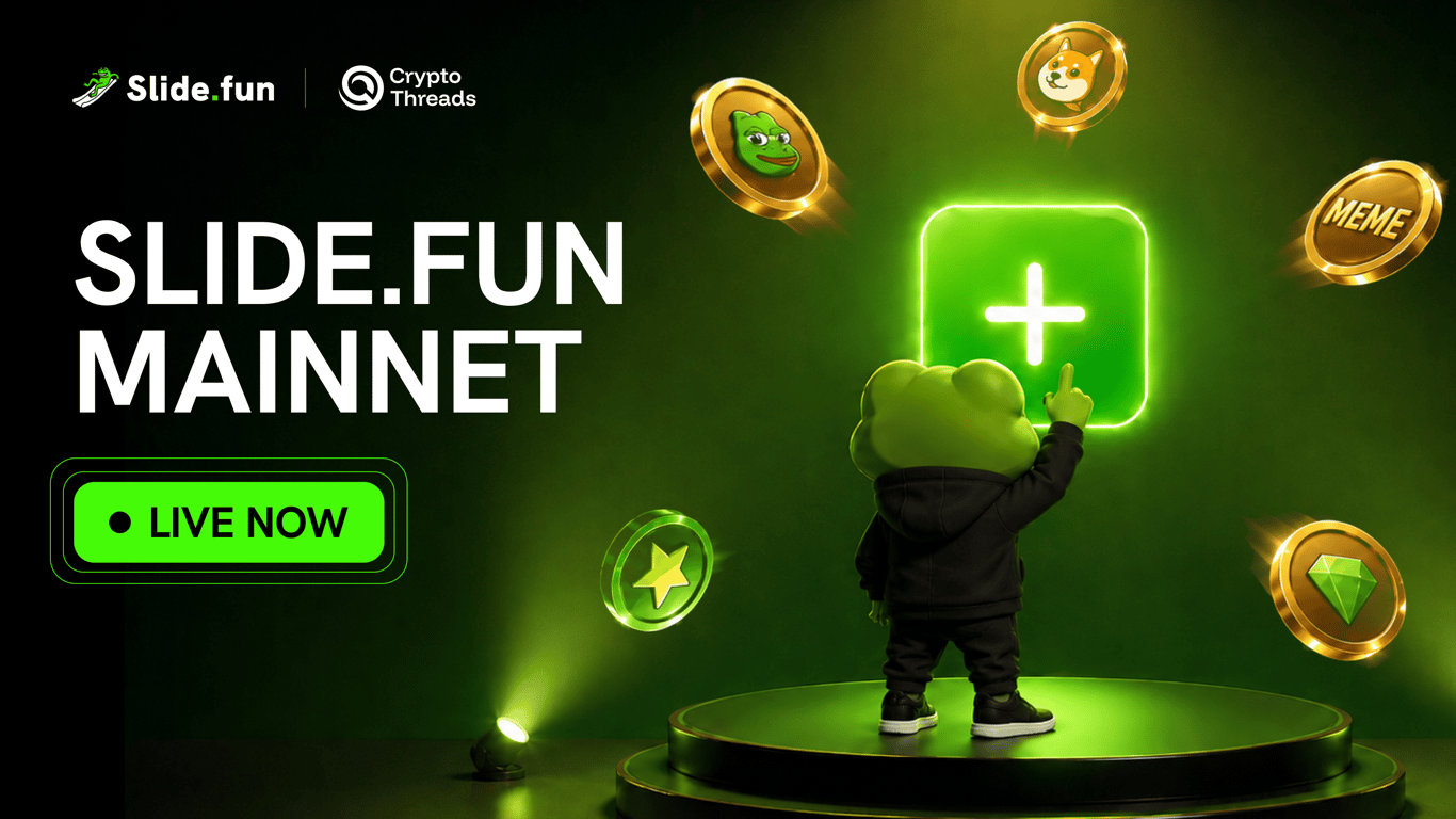 Slide.fun Mainnet Is Live: Genesis Badge, Free Token Creation, Unlimited Referral Earnings