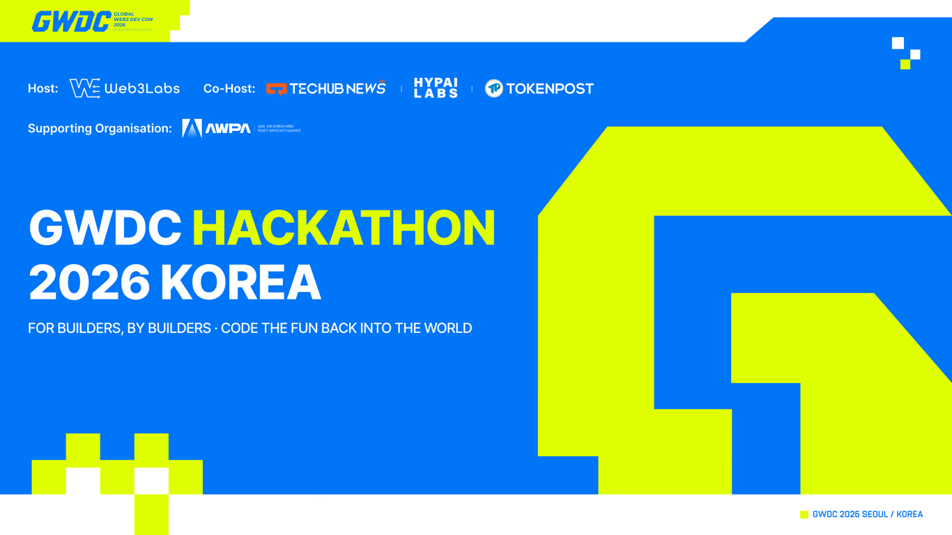 GWDC Hackathon 2026 Korea: For Builders, By Builders