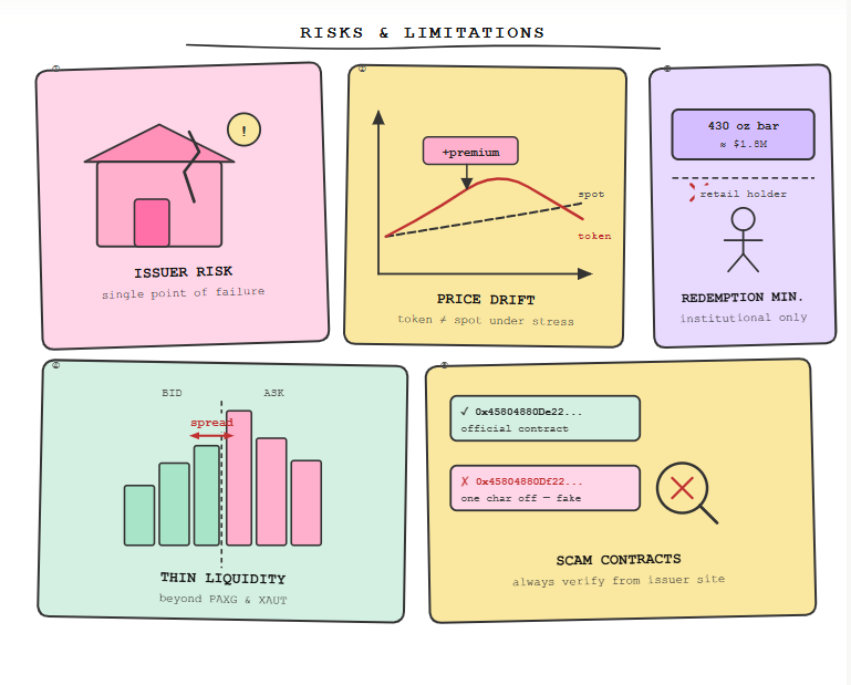 risks of gold-backed stablecoin