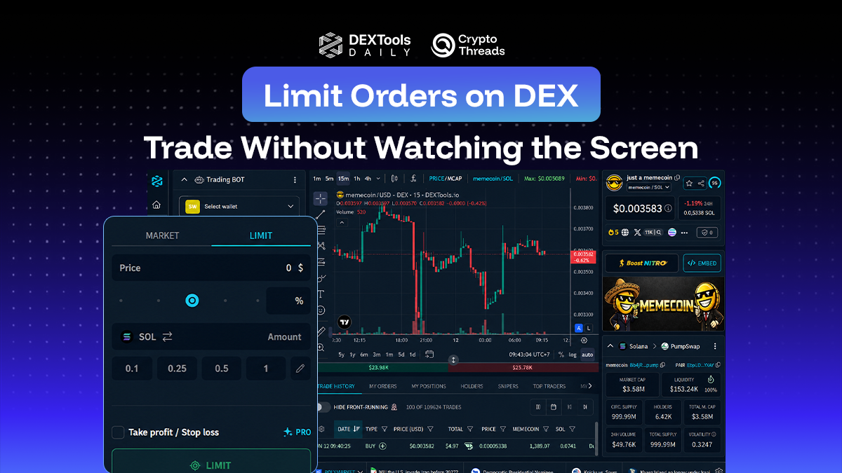 Limit Orders on DEX: Trade Smarter Without Watching the Screen