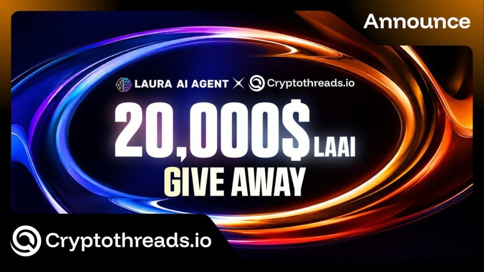 Cryptothreads.io × Laura AI Agent: Giveaway Partnership Officially Launched