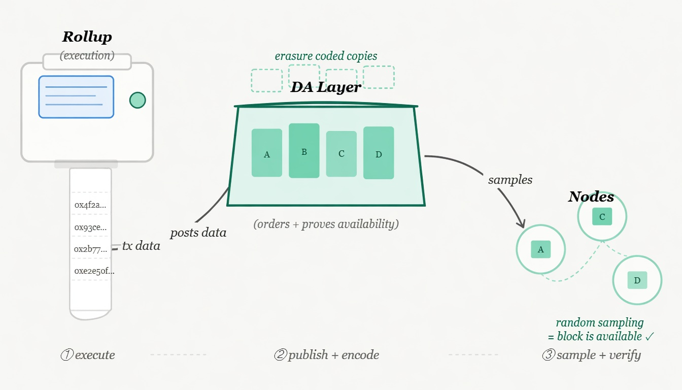 how da works in modular blockchain architecture
