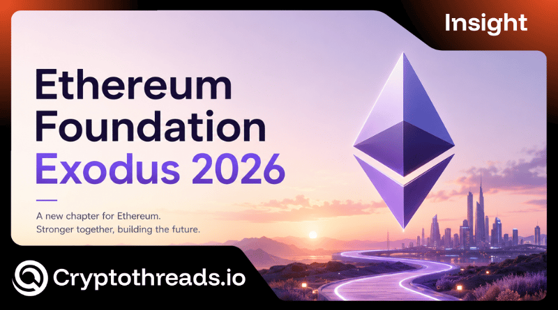 Ethereum Foundation Exodus 2026: 4 Key Impacts