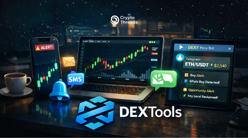The Always - On DeFi Desk: DEXTools Alerts That Don’t Miss Moves