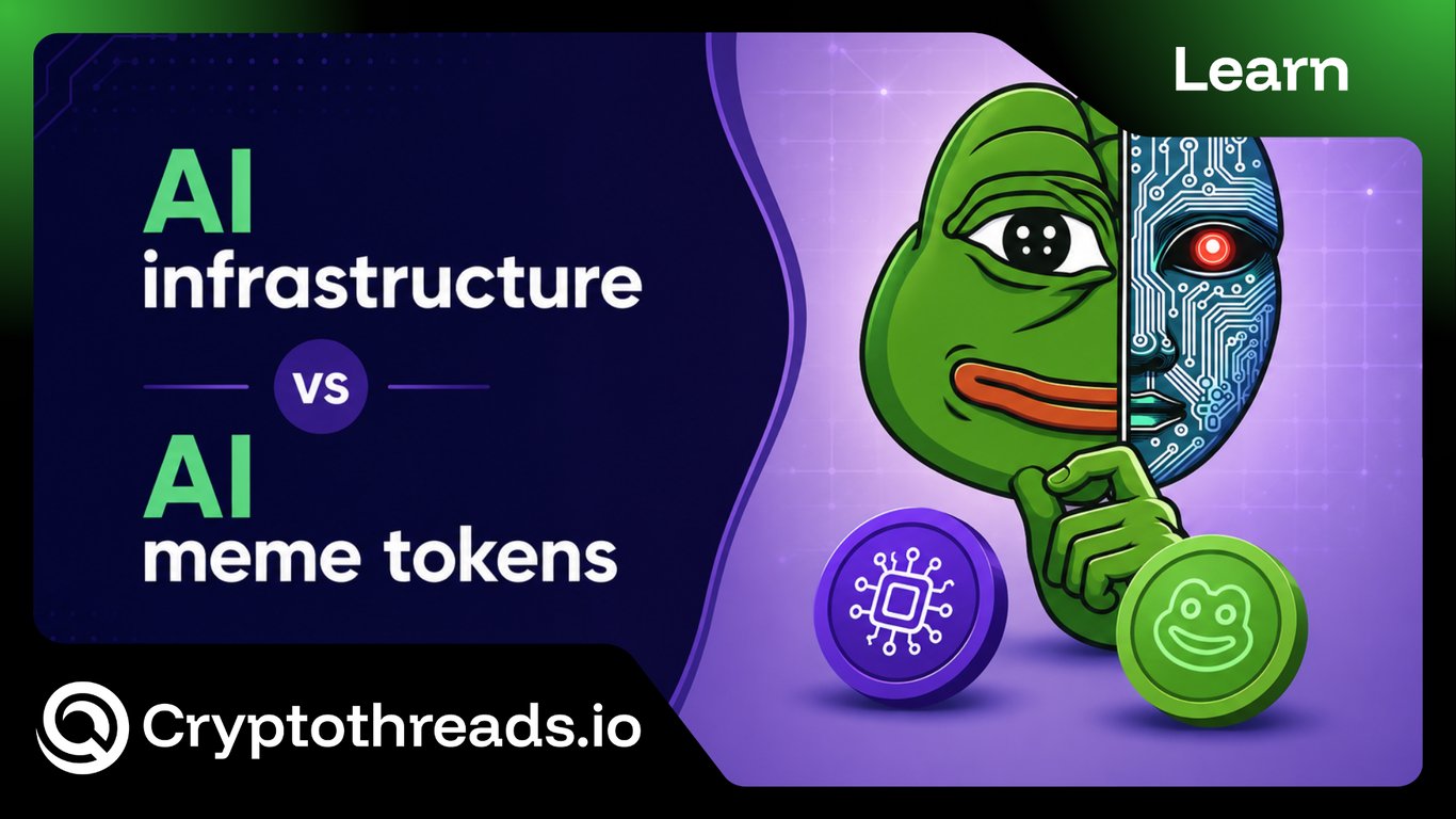 AI Infrastructure Tokens vs AI Meme Tokens: Value vs Hype