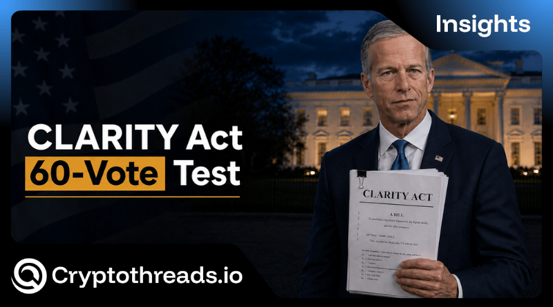 CLARITY Act Senate Vote: Why 60 Votes Remain Uncertain