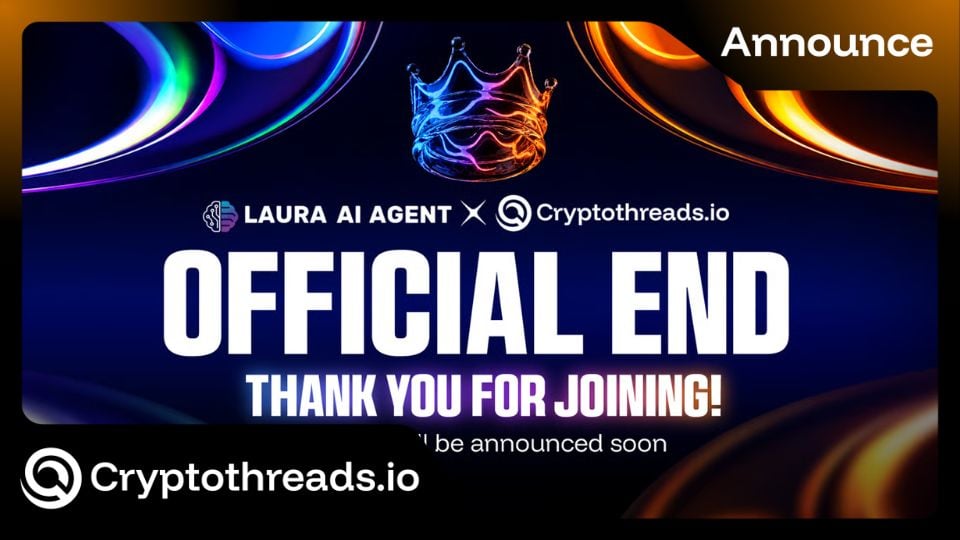 Crypto Threads x Laura AI Agent: Giveaway Partnership Recap