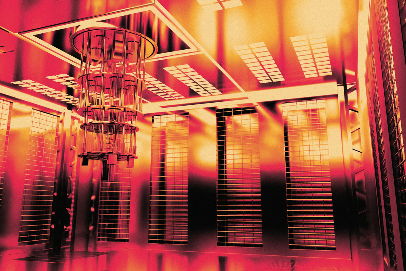 Illustration of Q-Day concept showing quantum computing as an escalating threat to modern encryption systems.