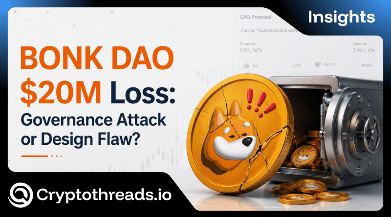 BONKDAO Loses $20 Million: Governance Attack or Design Flaw?