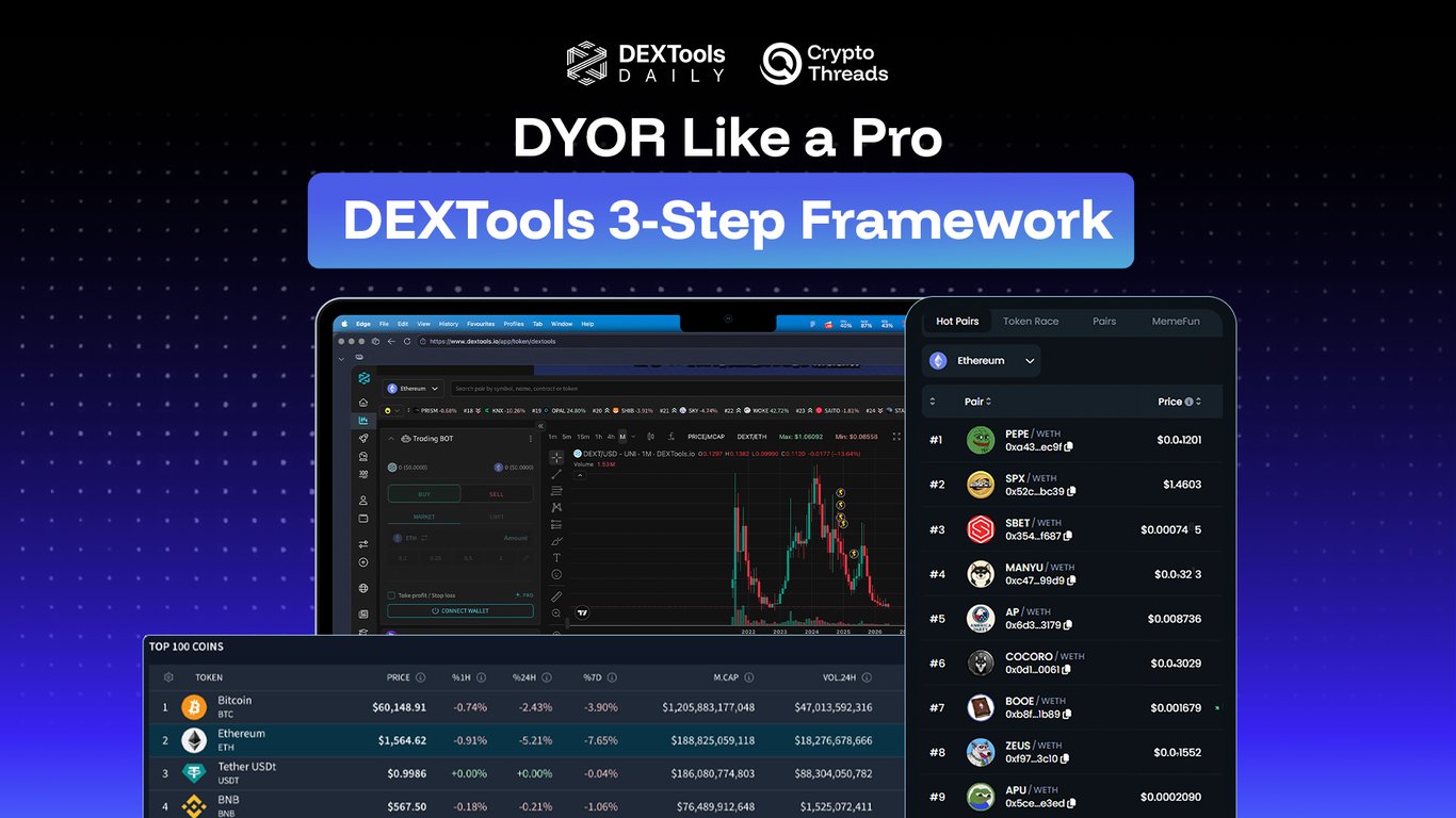 DYOR Like a Pro: A 3-Step Framework for DeFi Traders
