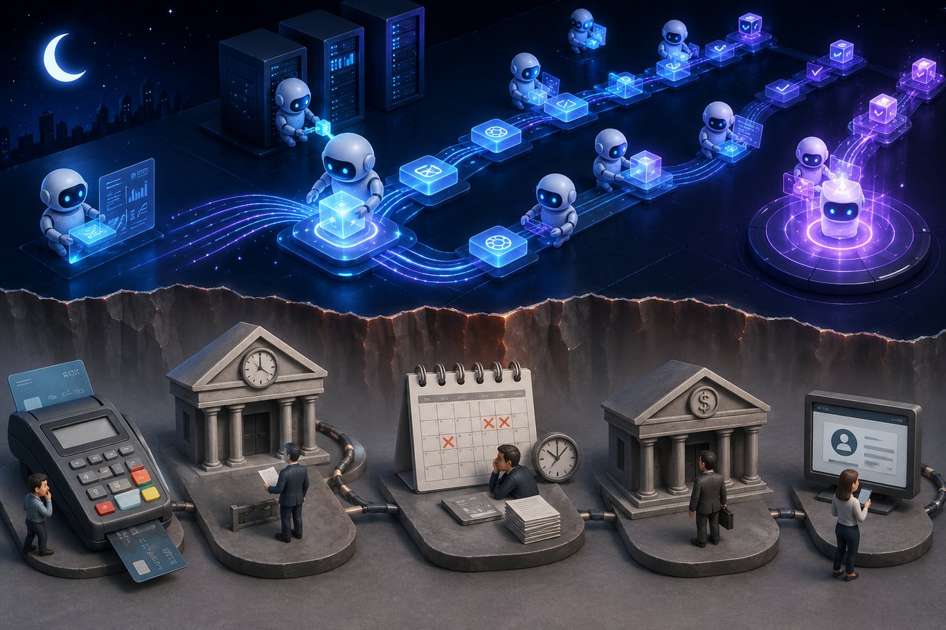 AI Agent moves faster than traditonal payments.