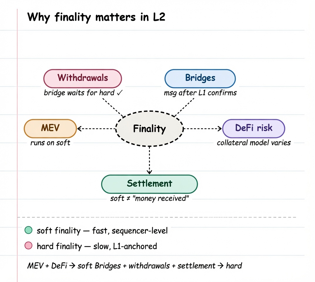 why finality matters in layer 2 networks
