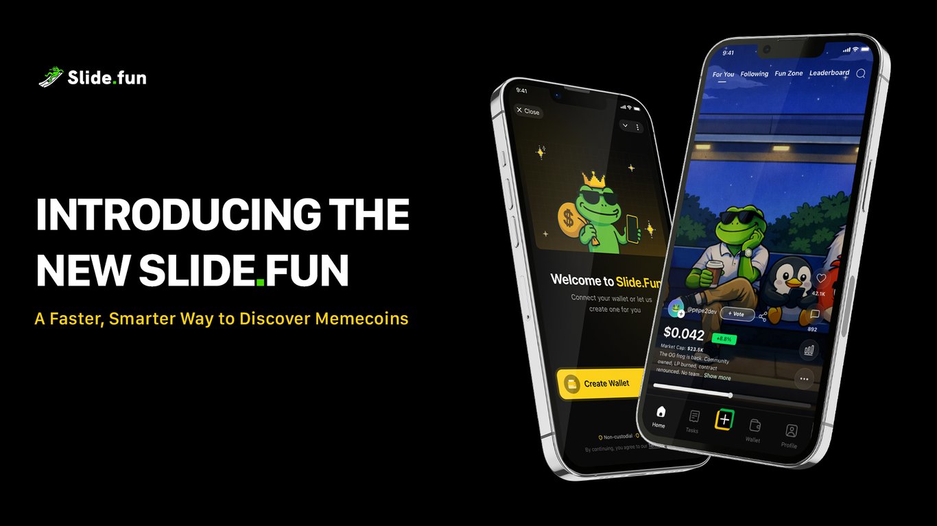 Introducing the New Slide.fun: A Faster, Smarter Way to Discover and Trade Memecoins
