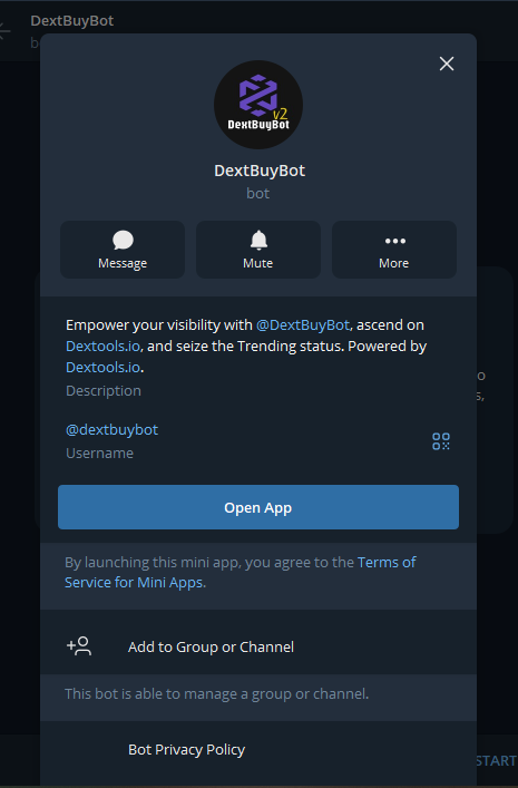 DEXTools’ Telegram Price Bot & Buy Bot. Source: DEXTools
