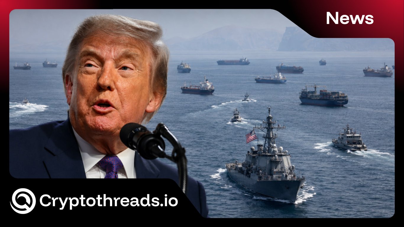 Trump Slaps 20% Toll on Hormuz, Crypto Drops
