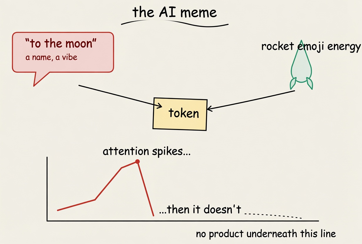 what are ai meme tokens